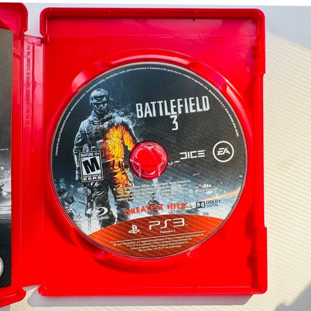 Battlefield 3 Greatest Hits Sony PlayStation 3 PS3 DICE EA 2011 Military Game